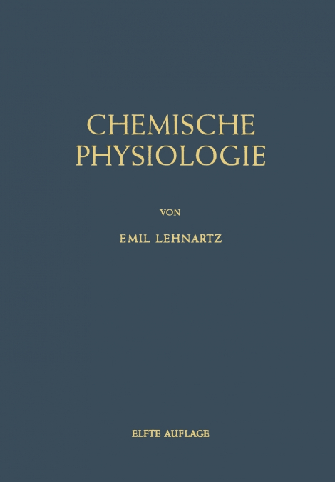 Einführung in die Chemische Physiologie