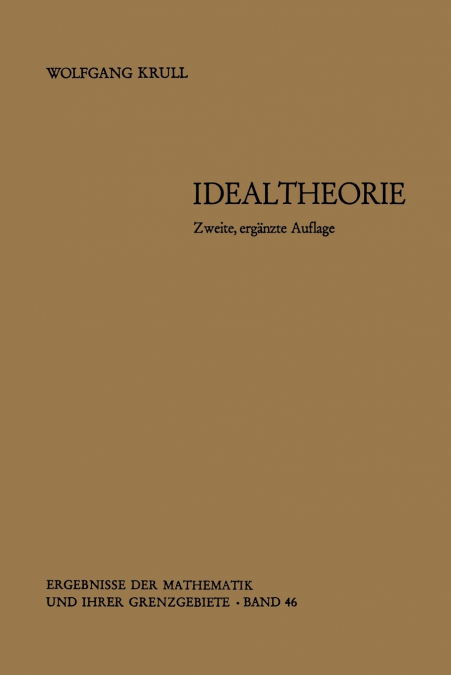 Idealtheorie