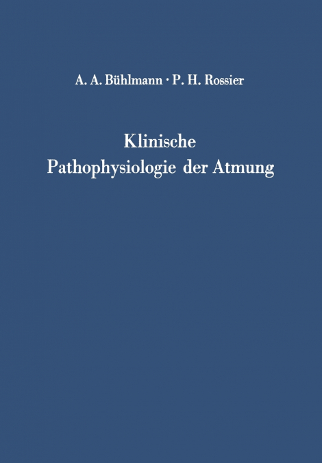 Klinische Pathophysiologie der Atmung