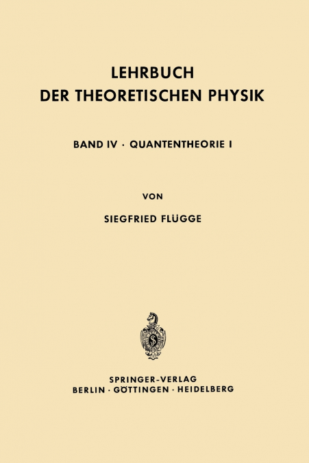 Lehrbuch der Theoretischen Physik