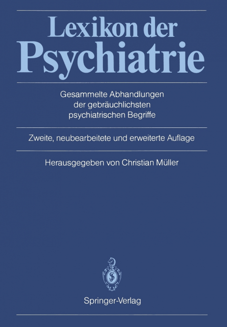 Lexikon der Psychiatrie