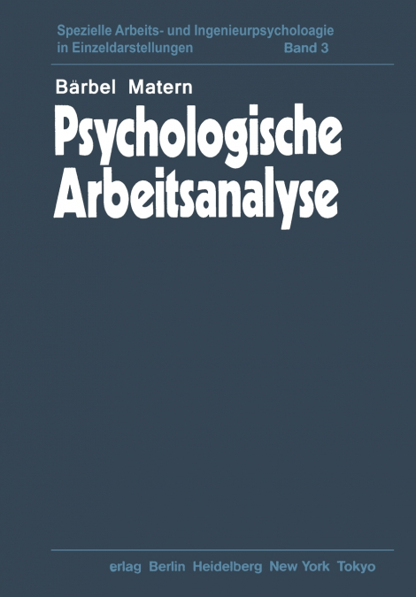 Psychologische Arbeitsanalyse