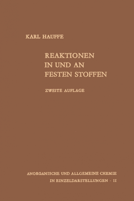 Reaktionen in und an festen Stoffen