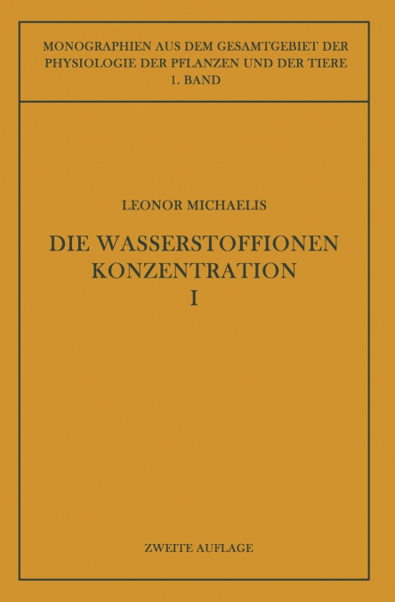 Die Wasserstoffionenkonzentration