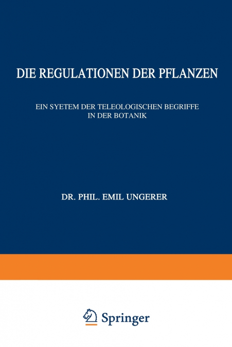 Die Regulationen der Pflanzen