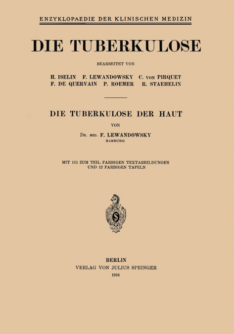 Die Tuberkulose Der Haut