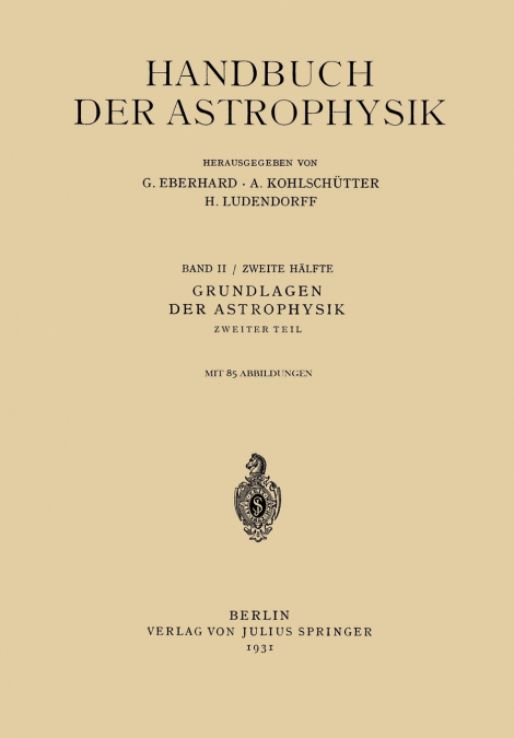 Grundlagen Der Astrophysik