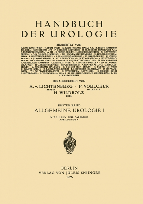 Allgemeine Urologie