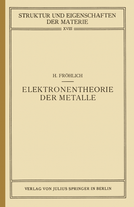 Elektronentheorie Der Metalle