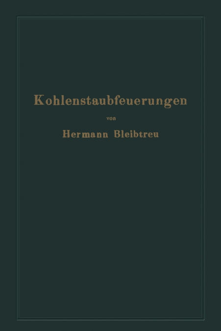 Kohlenstaubfeuerungen