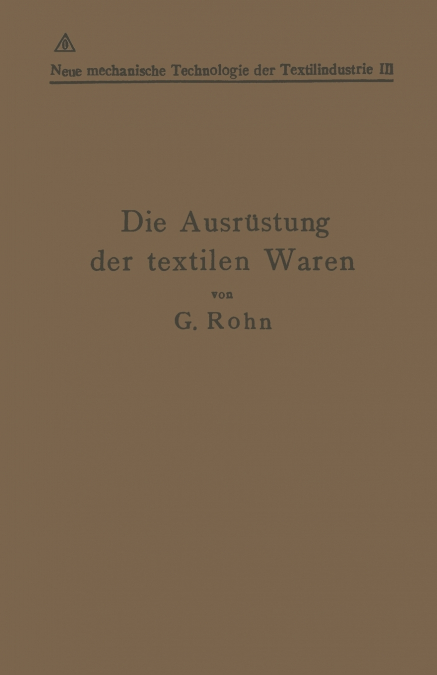 Die Ausrustung Der Textilen Waren