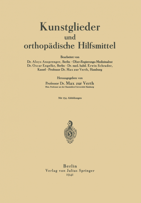 Kunstglieder und orthopädische Hilfsmittel
