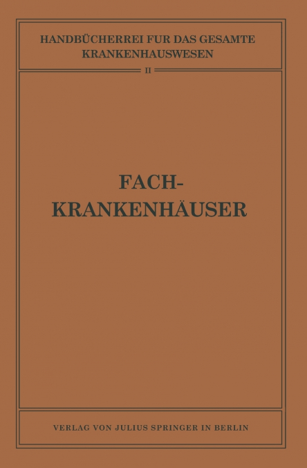Fachkrankenhäuser