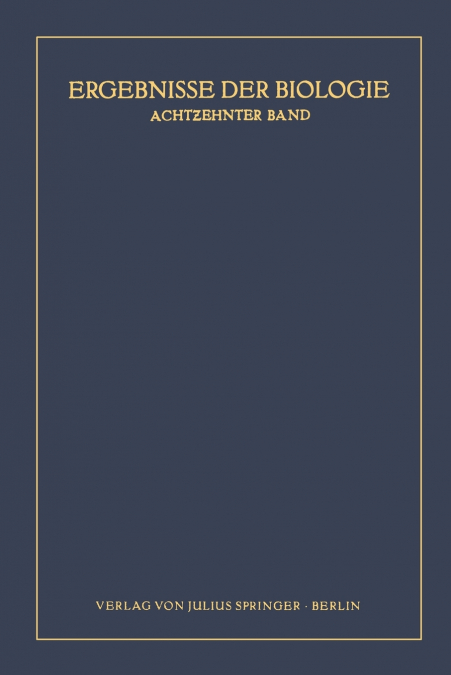 Ergebnisse der Biologie