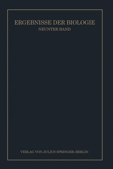 Ergebnisse der Biologie