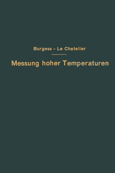 Die Messung hoher Temperaturen