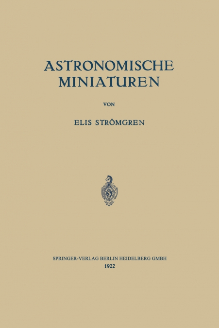 Astronomische Miniaturen