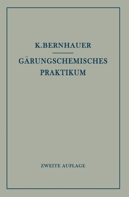 Garungschemisches Praktikum