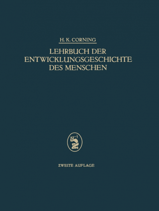 Lehrbuch Der Entwicklungsgeschichte Des Menschen