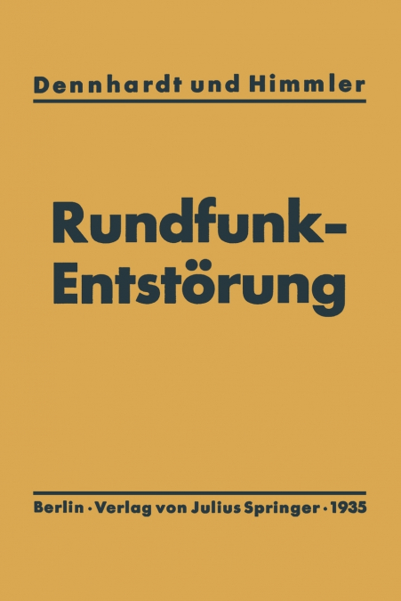 Leitfaden Der Rundfunkentstorung