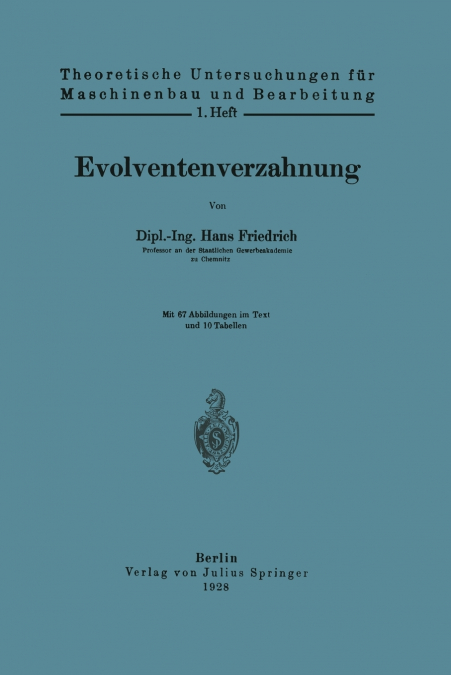 Evolventenverzahnung