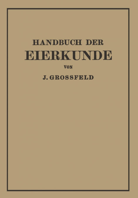 Handbuch der Eierkunde