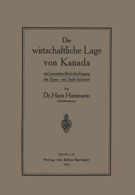 Die wirtschaftliche Lage von Kanada