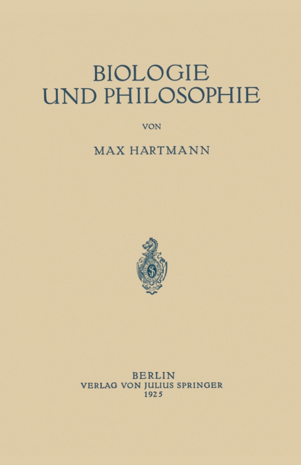 Biologie Und Philosophie
