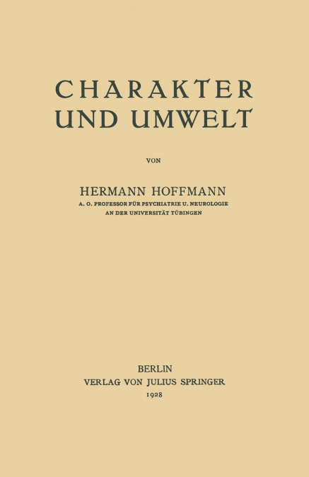 Charakter und Umwelt