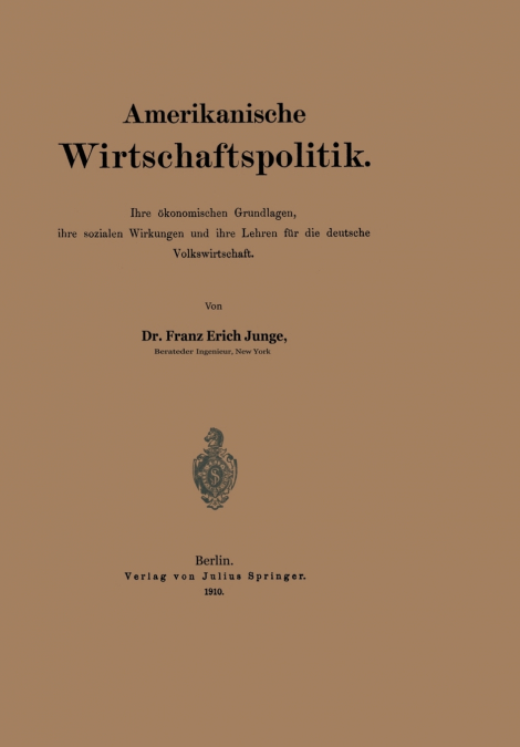 Amerikanische Wirtschaftspolitik