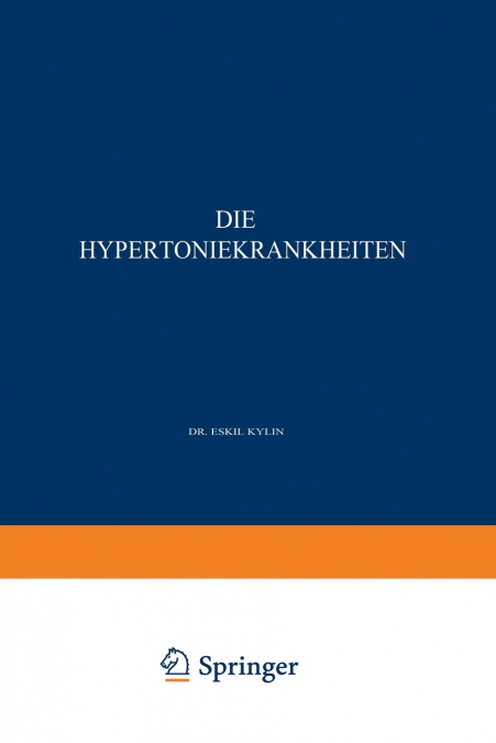 Die Hypertoniekrankheiten