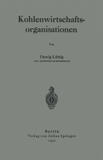 Kohlenwirtschaftsorganisationen