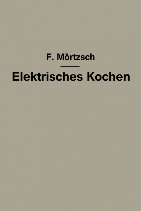 Elektrisches Kochen