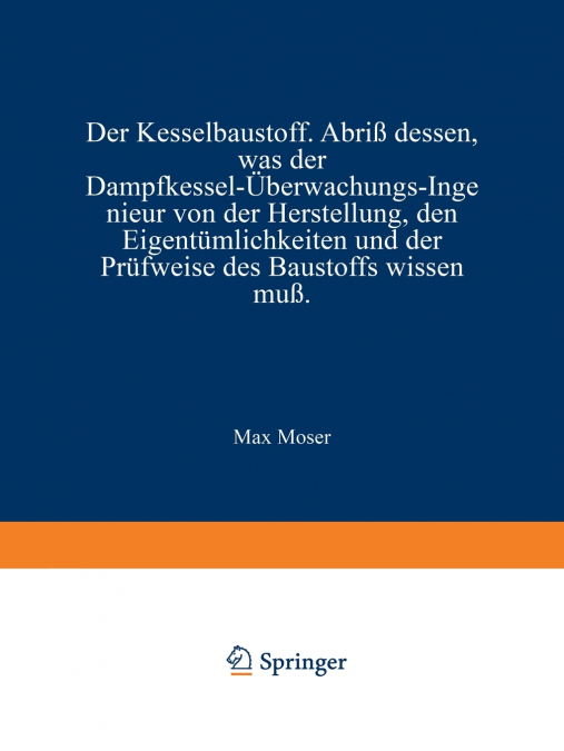 Der Kesselbaustoff