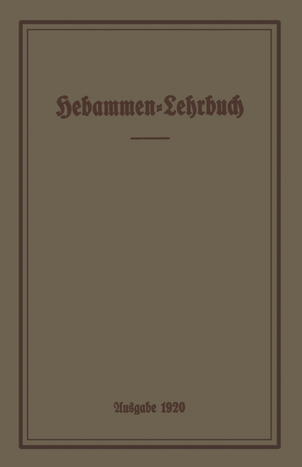 Hebammen-Lehrbuch