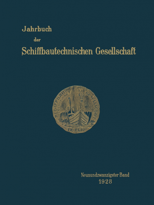 Jahrbuch Der Schiffbautechnischen Gesellschaft