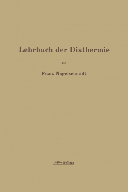 Lehrbuch der Diathermie
