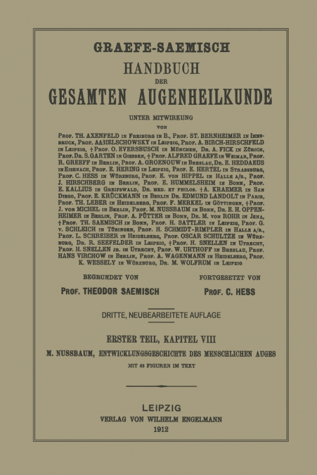 Entwicklungsgeschichte Des Menschlichen Auges