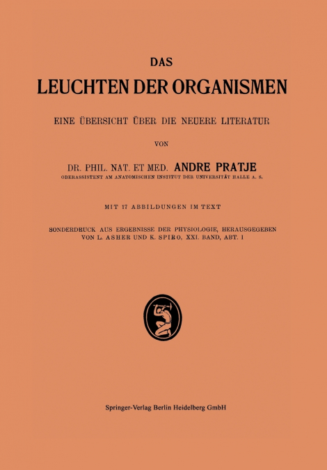 Das Leuchten der Organismen I