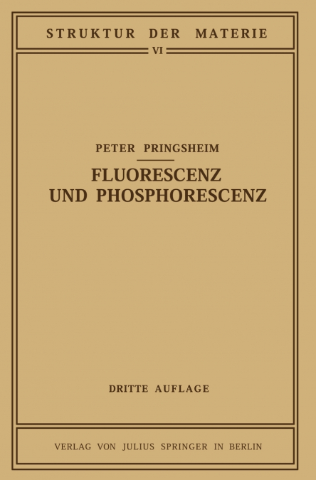 Fluorescenz Und Phosphorescenz Im Lichte Der Neueren Atomtheorie