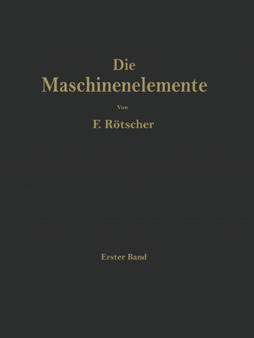 Die Maschinenelemente