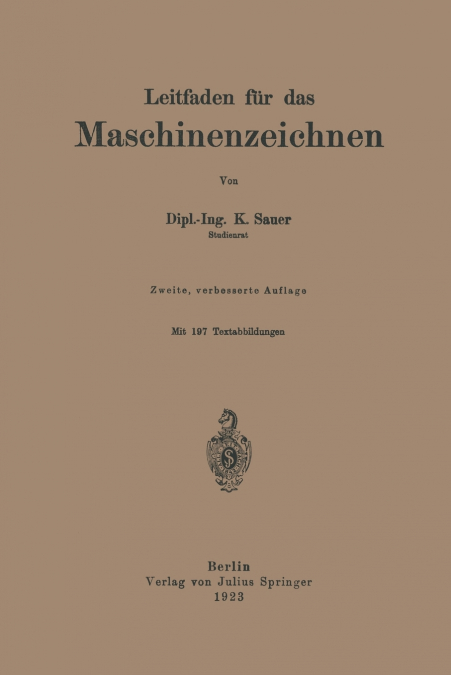 Leitfaden für das Maschinenzeichnen
