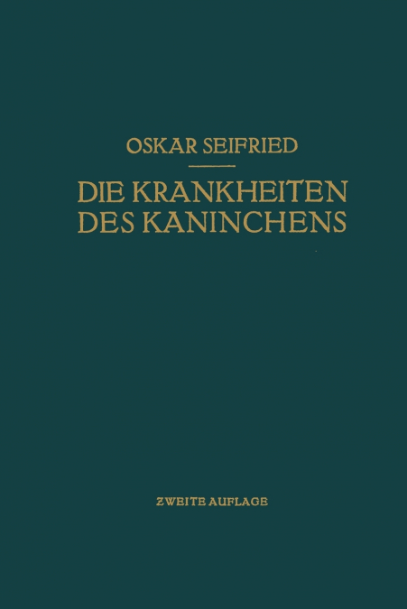 Die Krankheiten Des Kaninchens
