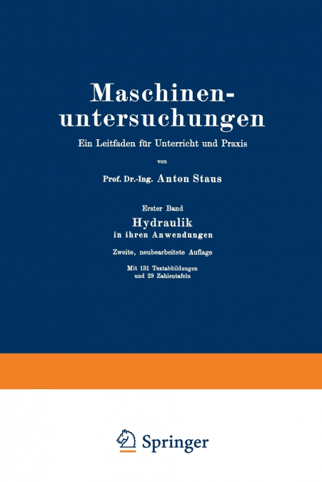 Maschinenuntersuchungen