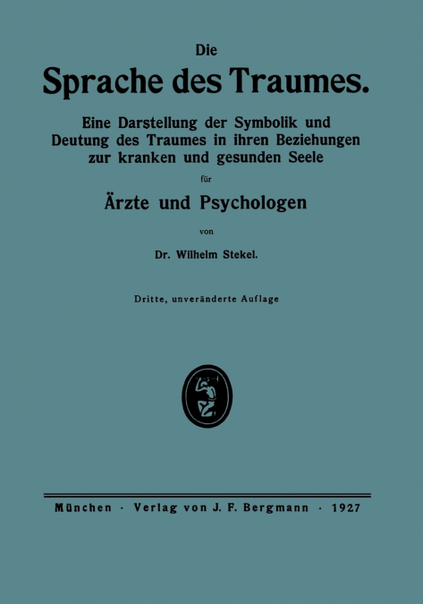 Die Sprache Des Traumes