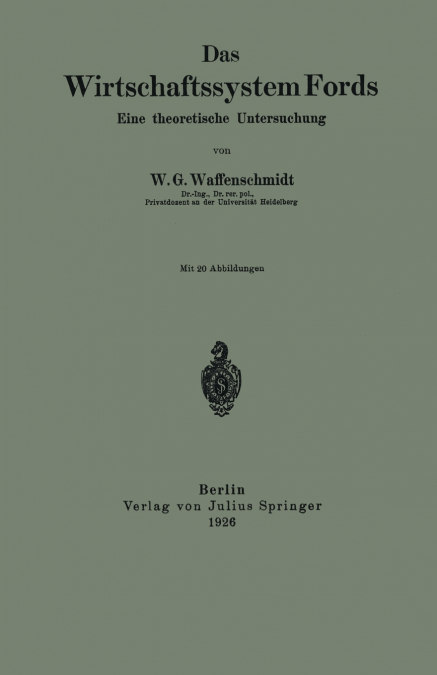 Das Wirtschaftssystem Fords