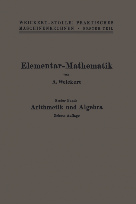 Elementar-Mathematik