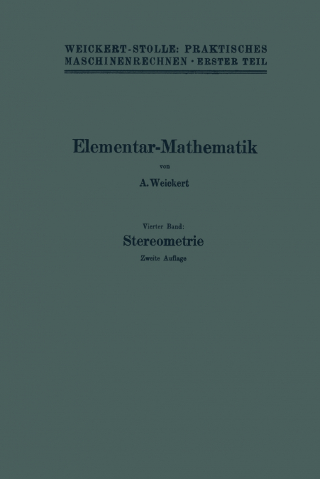 Elementar-Mathematik