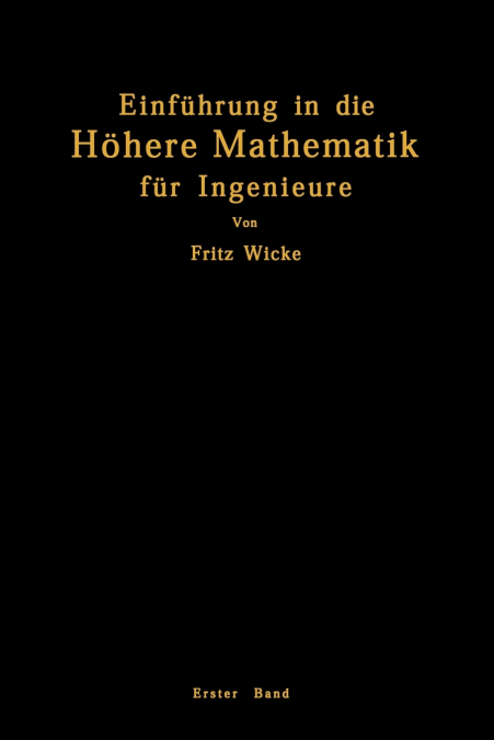 Einführung in die Höhere Mathematik