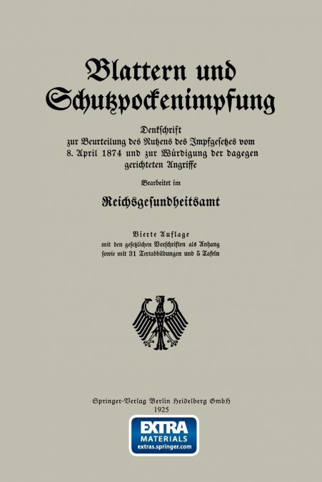 Blattern Und Schutzpockenimpfung